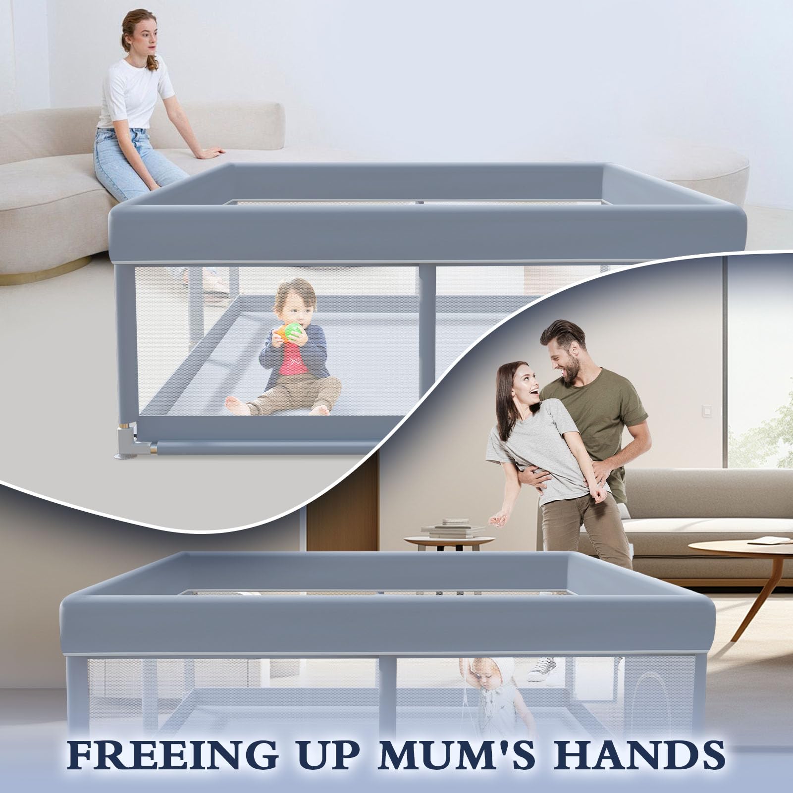 XVISHX easy, tool-free assembly and compact storage.
