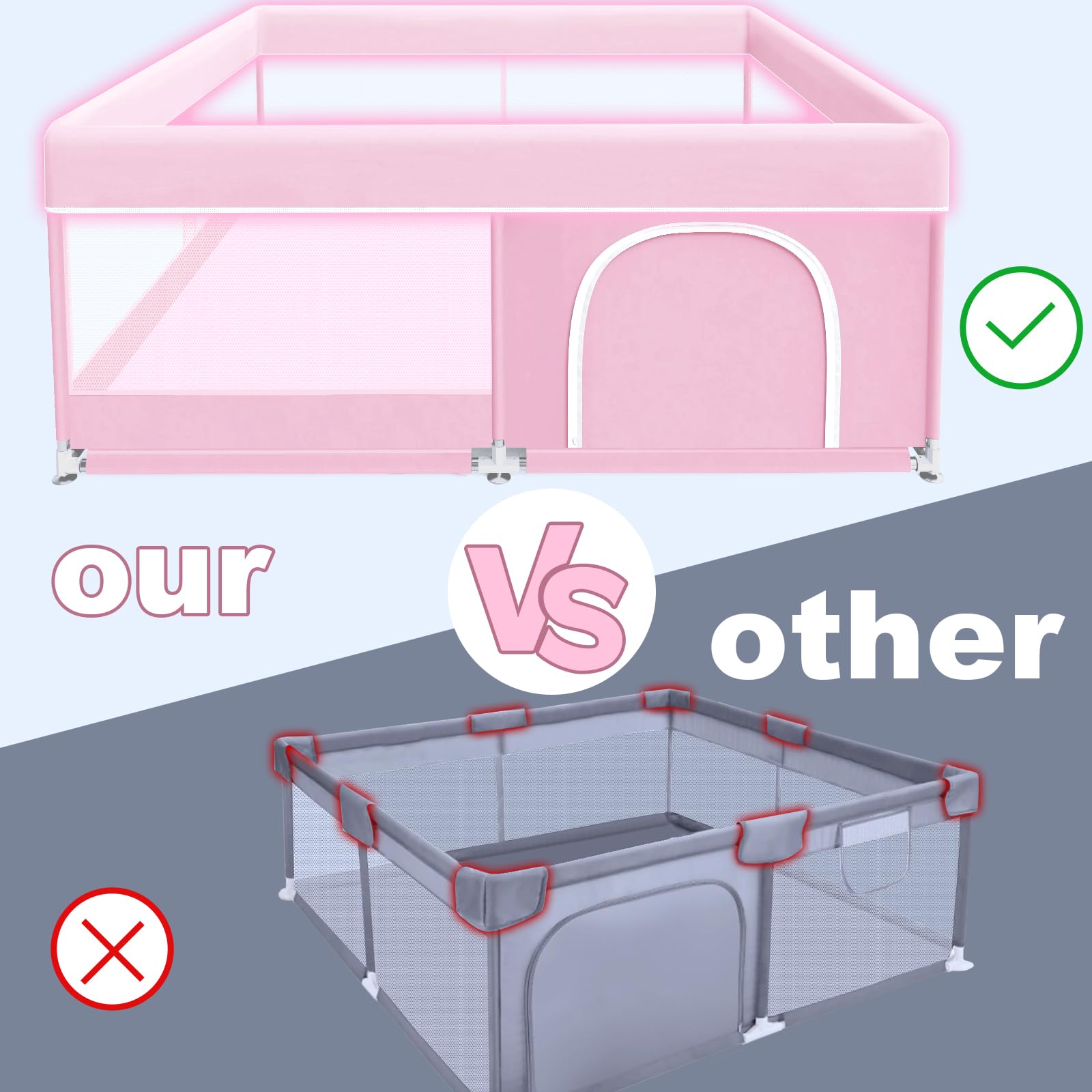 XVISHX easy-storage design that collapses compactly