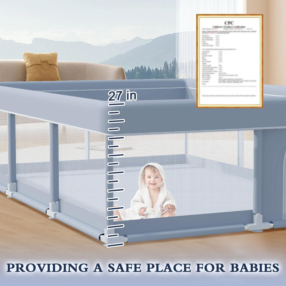 XVISHX BPA-free frame and eco-friendly materials for a safer play area.