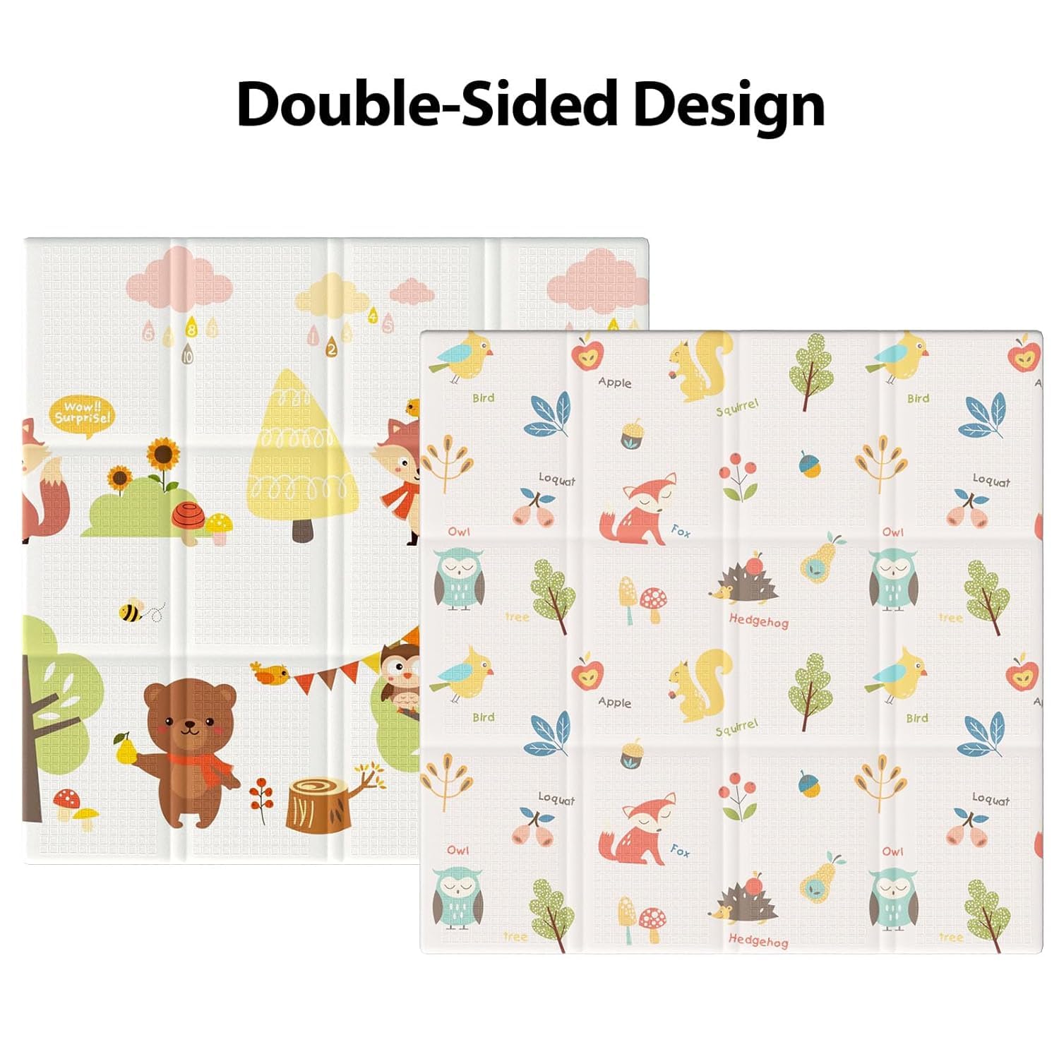 Non-toxic XVISHX foam surface feeling safe for babies