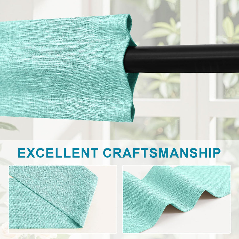 XWZO kitchen window setup demonstrates simple, tool-free hanging.
