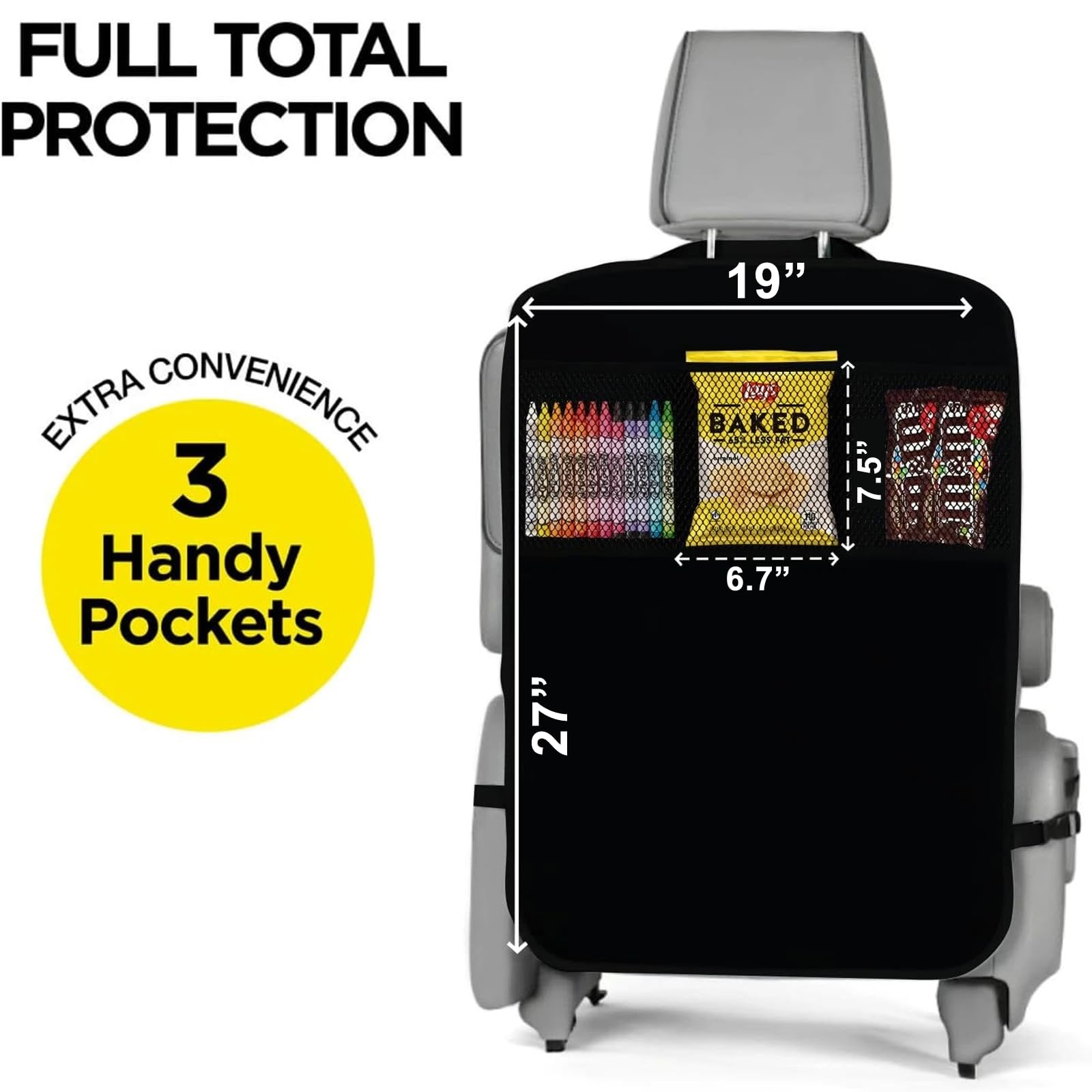 XYJNYO durable 600D Oxford fabric protects seats from spills and dirt