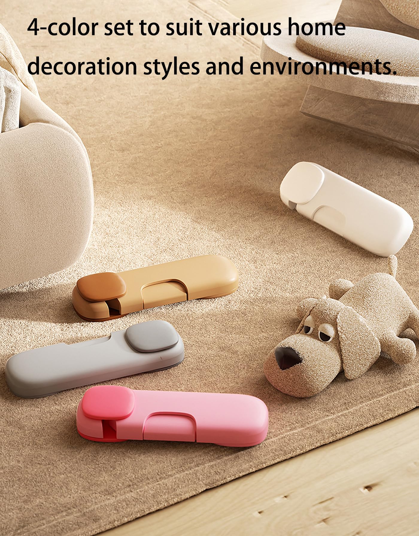 Xylionme colorful baby safety locks matching furniture styles