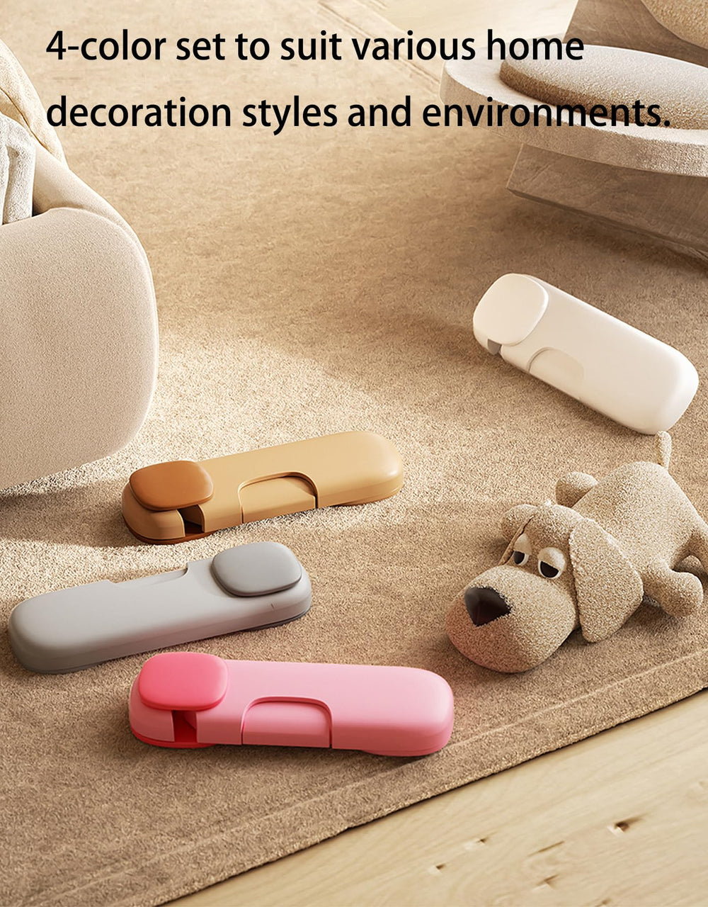 Xylionme colorful baby safety locks matching furniture styles