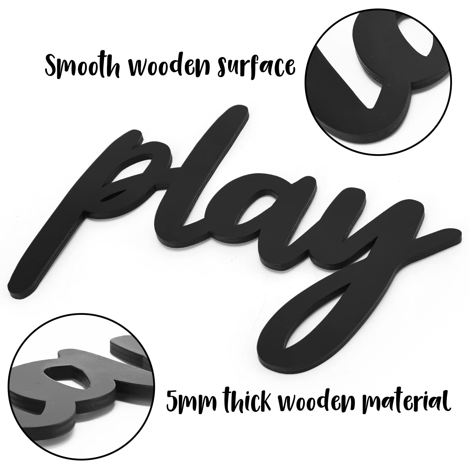 Xylolfsty Where the Wild Ones Play wall sign set creates a bold nursery statement.