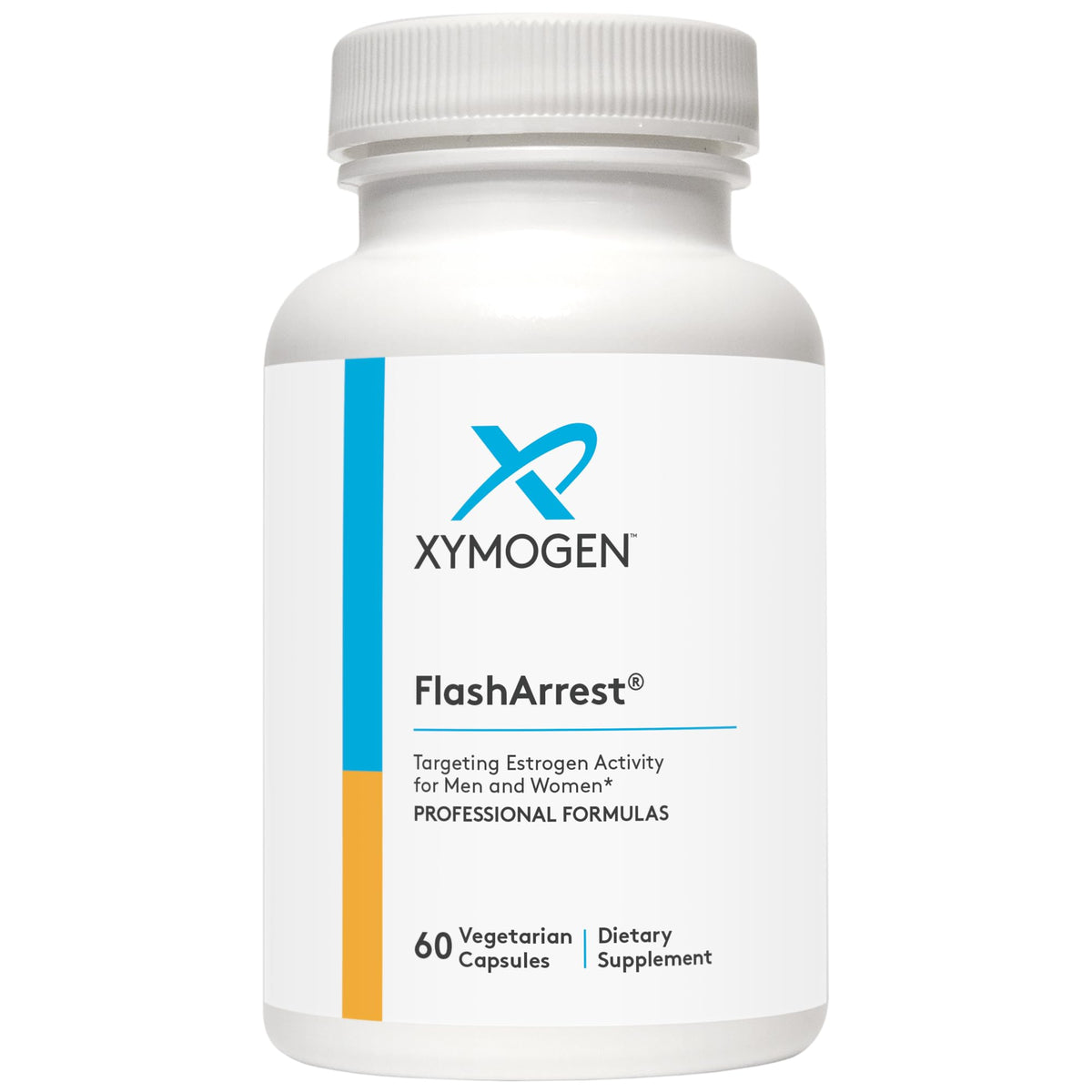 XYMOGEN FlashArrest bottle cap close-up for simple daily use.