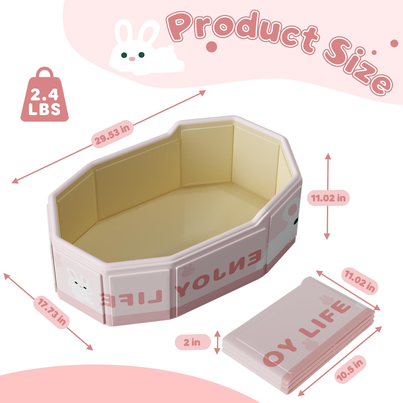Xynzanic collapsible baby bath tub compact dimensions for small spaces.