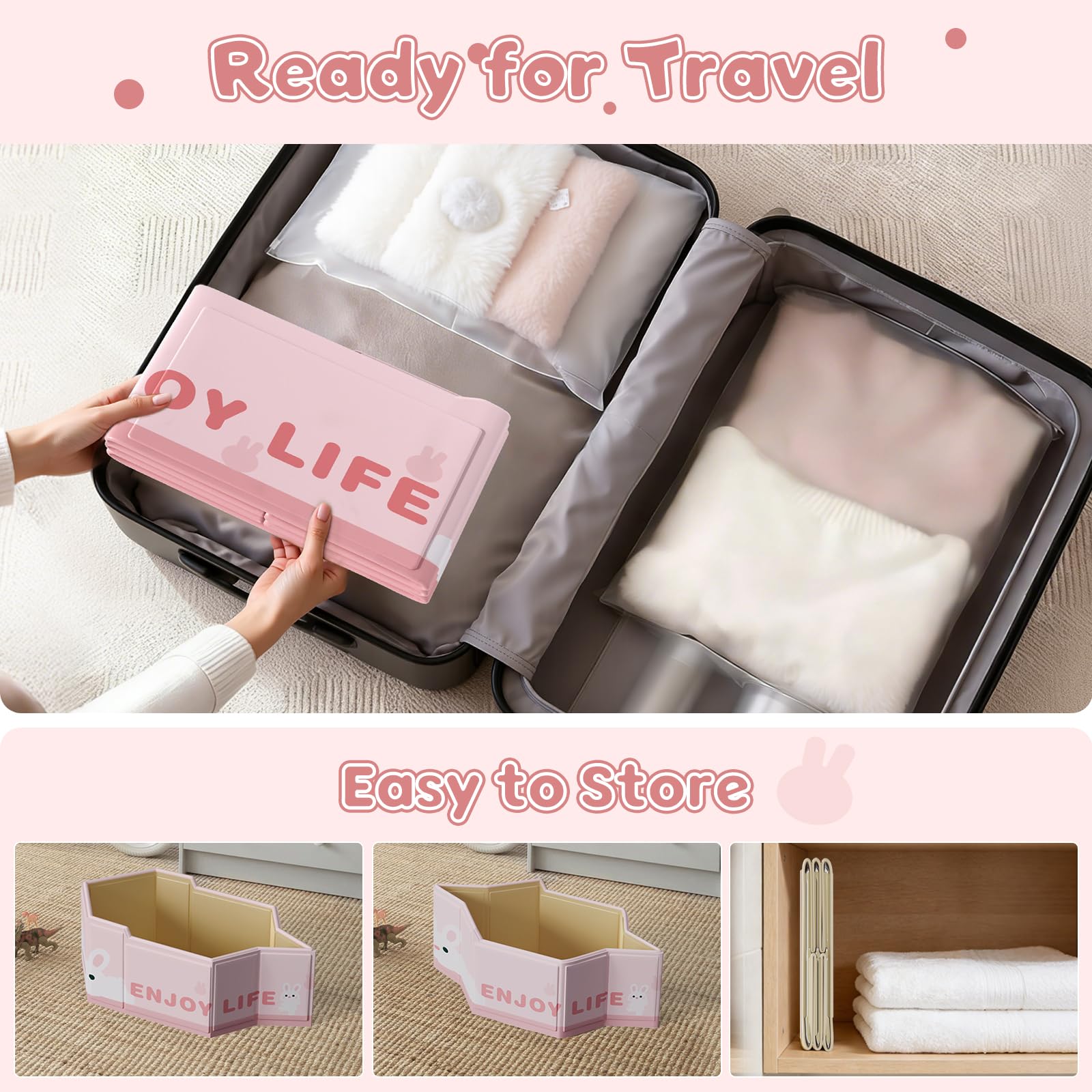 Xynzanic collapsible baby bath tub travel-ready in a bag for trips.