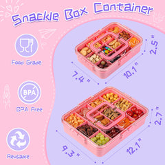 Xyptorix snack box is dishwasher-safe for quick cleanup after school snacks.