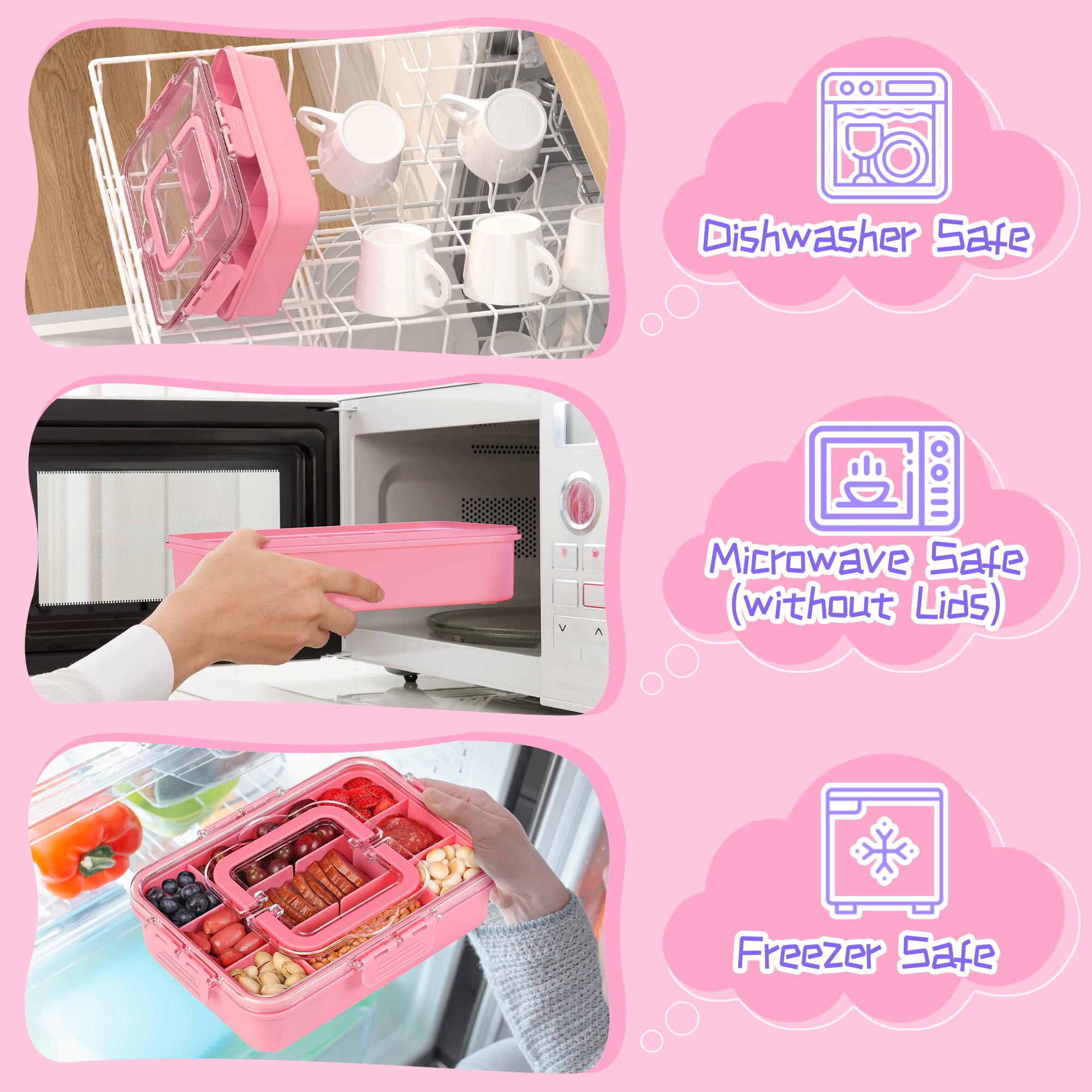 Xyptorix Snack Box made from BPA-free plastic for safety.