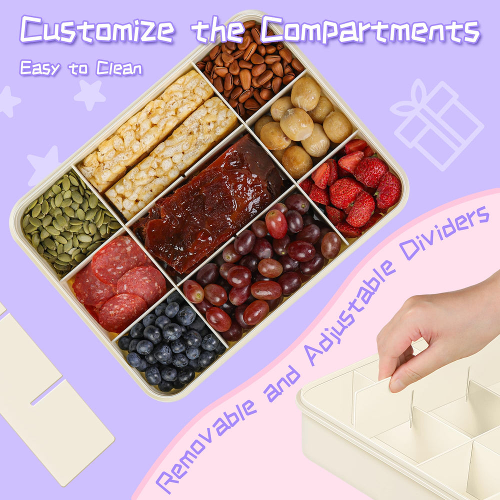 Xyptorix Snack Box with a carry handle for effortless portability anywhere