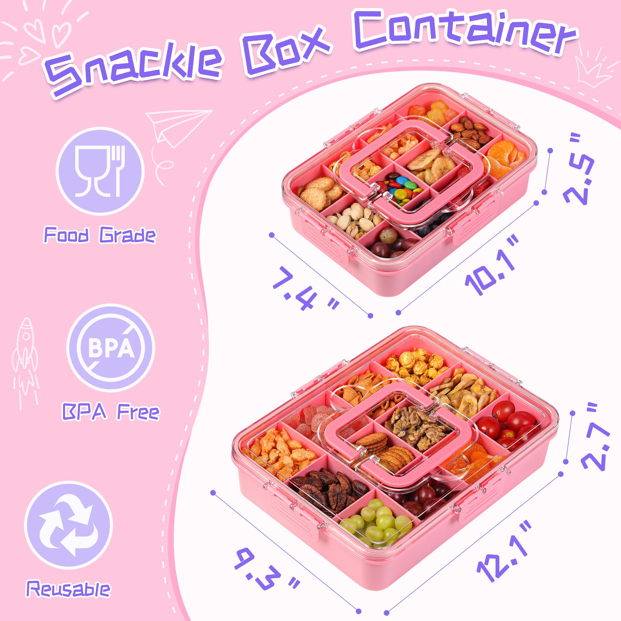 Xyptorix Snack Box dishwasher-safe for easy cleanup after meals.