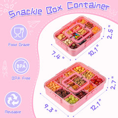 Xyptorix Snack Box dishwasher-safe for easy cleanup after meals.