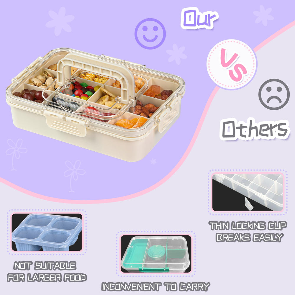 Ivory White Xyptorix box seals with silicone to keep foods fresh.
