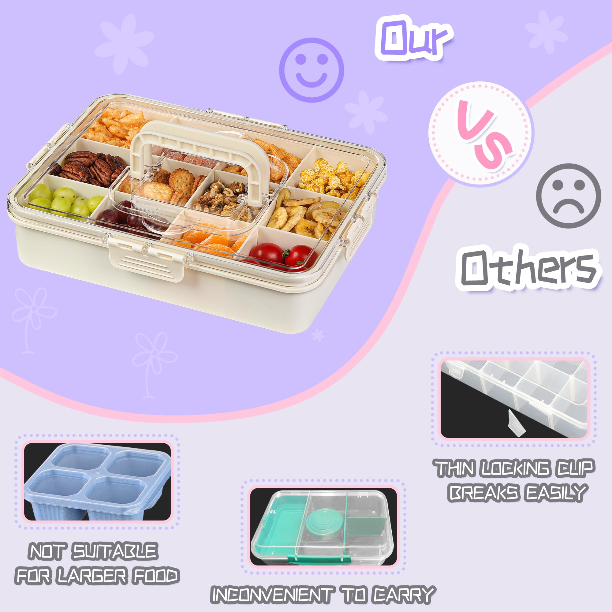 Xyptorix Snack Box offers large capacity to fit a variety of treats