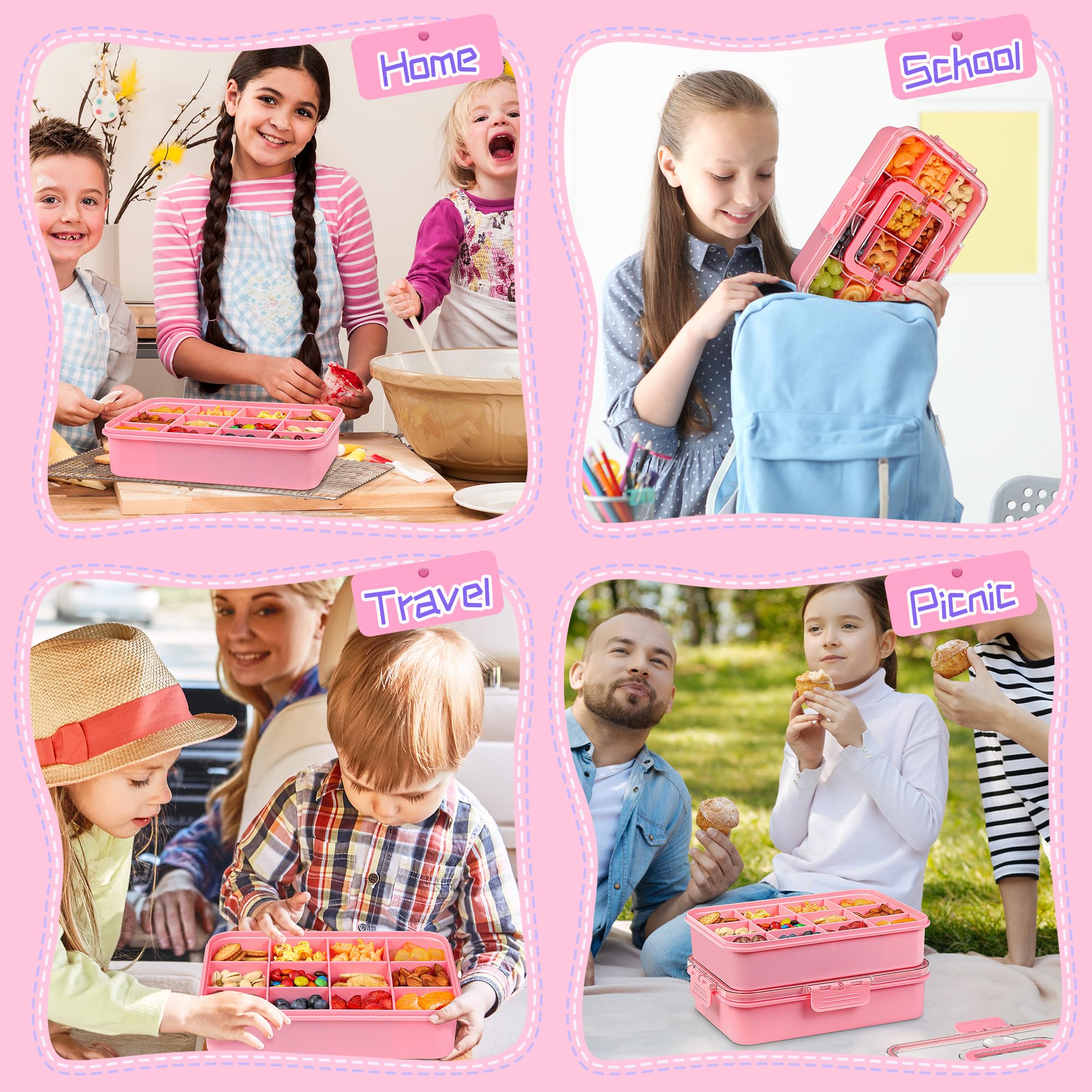Xyptorix silicone seal helps keep snacks fresh.