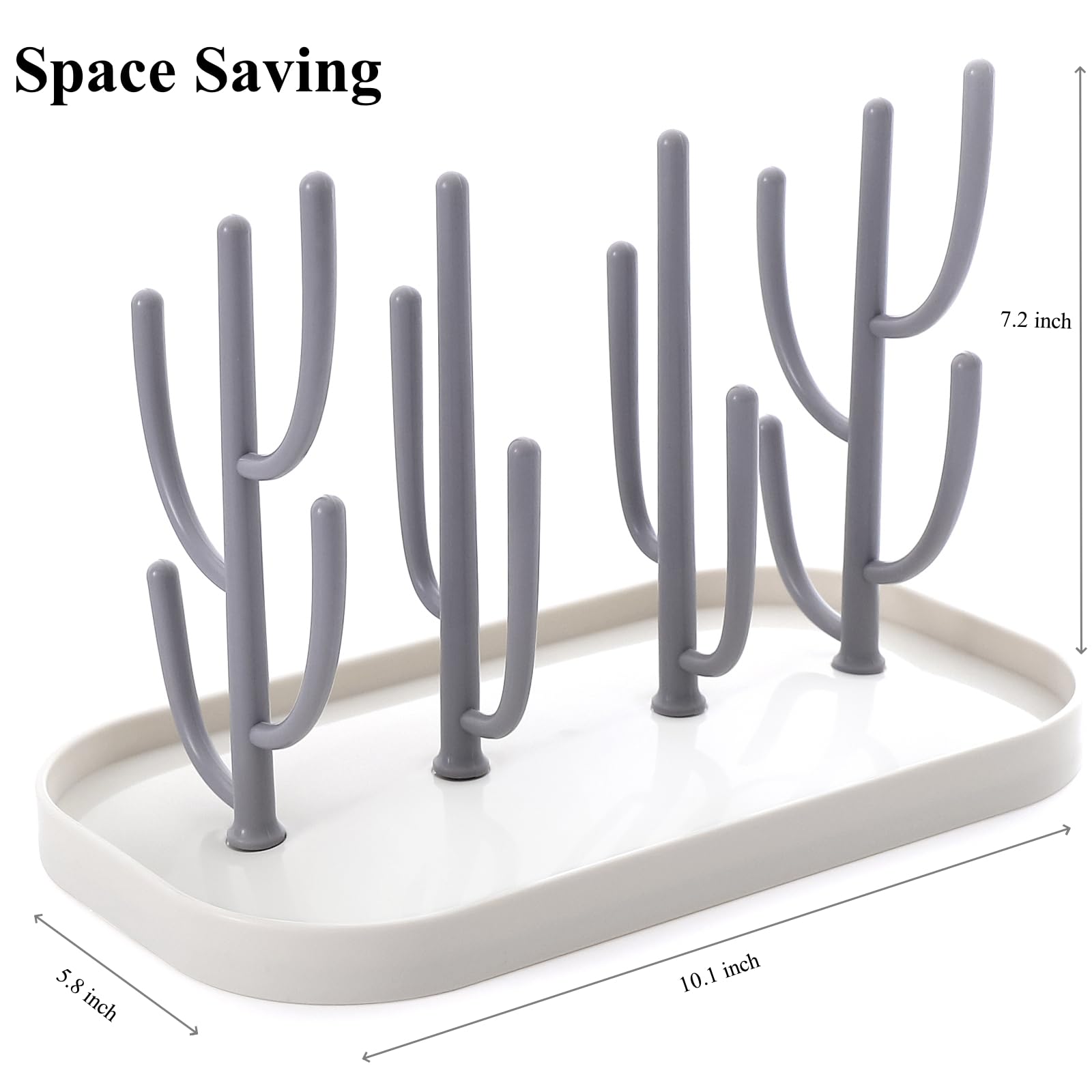 XYW bottle dryer rack holder keeps bottles, nipples, and parts organized.