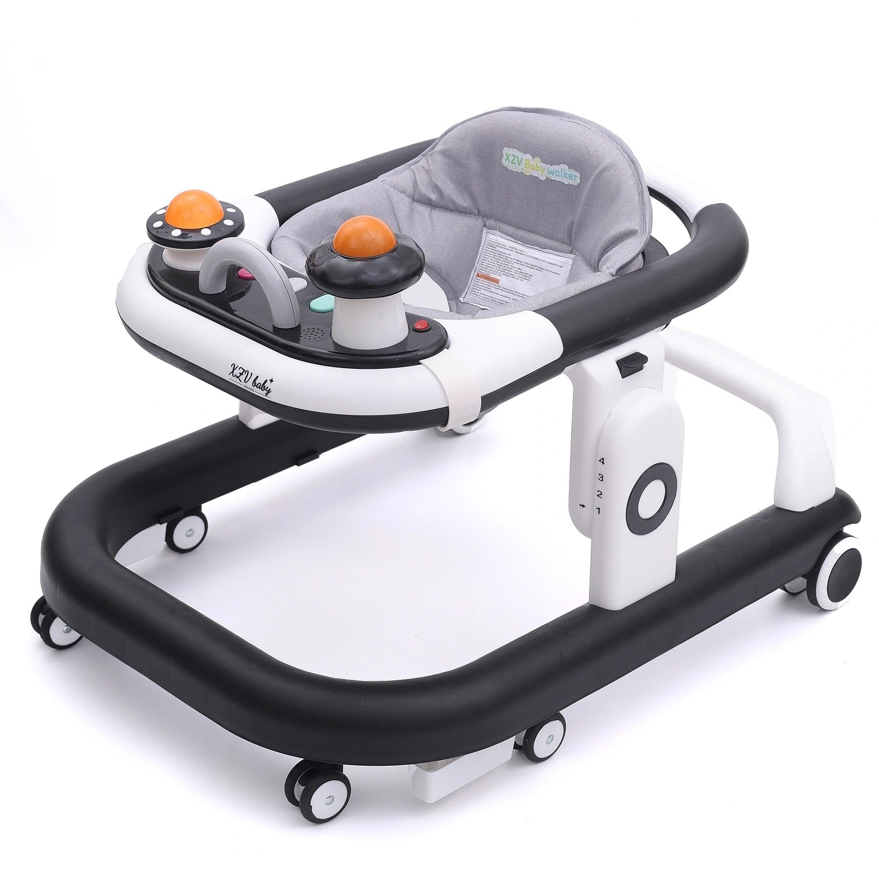 XZV 5-in-1 walker with foldable wheels for easy transport