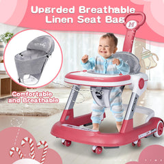 XZV Baby Walker 5-in-1 dining-chair mode supports safe snacking.