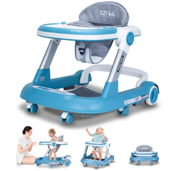XZV baby walker with mute wheels offers quiet movement for tiny steps.