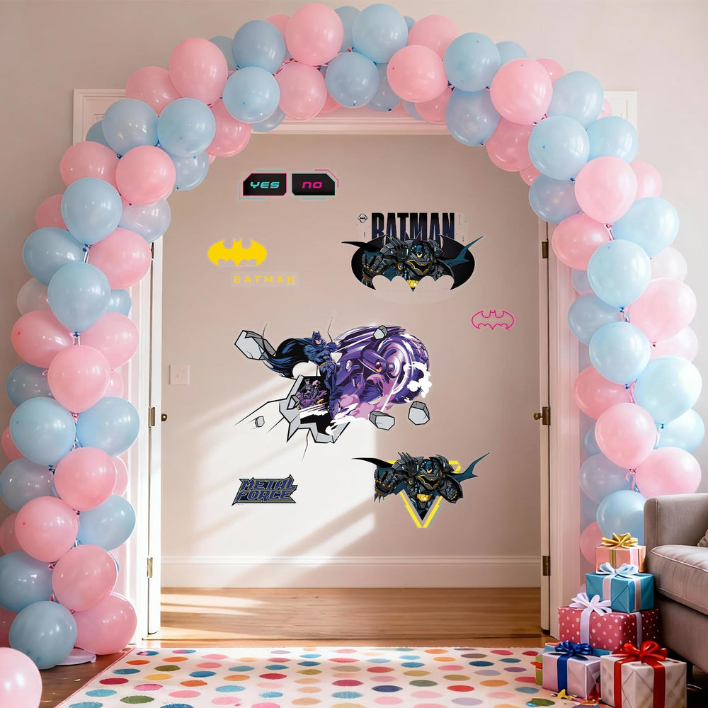 Y-times Batman classroom decor decals spark engagement on clean, smooth surfaces.