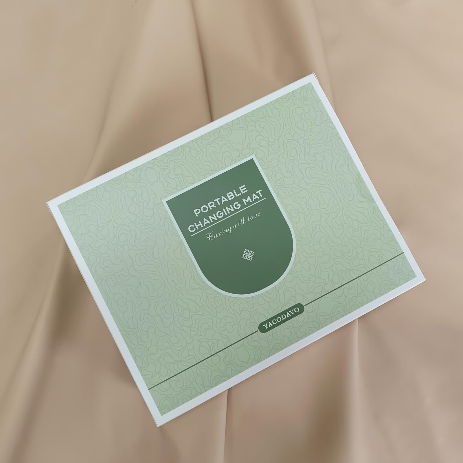 YACODAVO wipe-clean changing surface helps keep hygiene during changes.