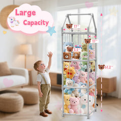 YACONA organizer features decorative stickers for personalized play space.