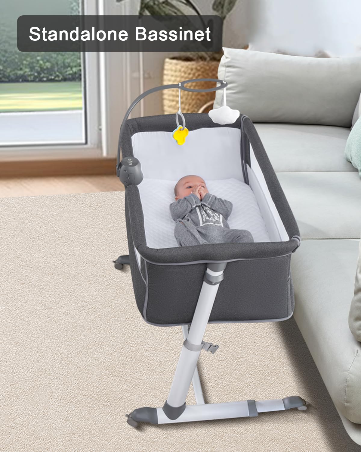 Yacul music box delivers soothing melodies to calm and entertain baby