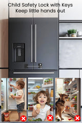 Yaekea child safety lock protects cabinets and drawers from curious kids