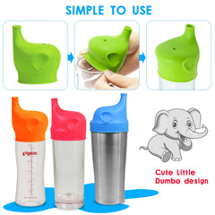 Yagote blue lid stretched to fit various cups