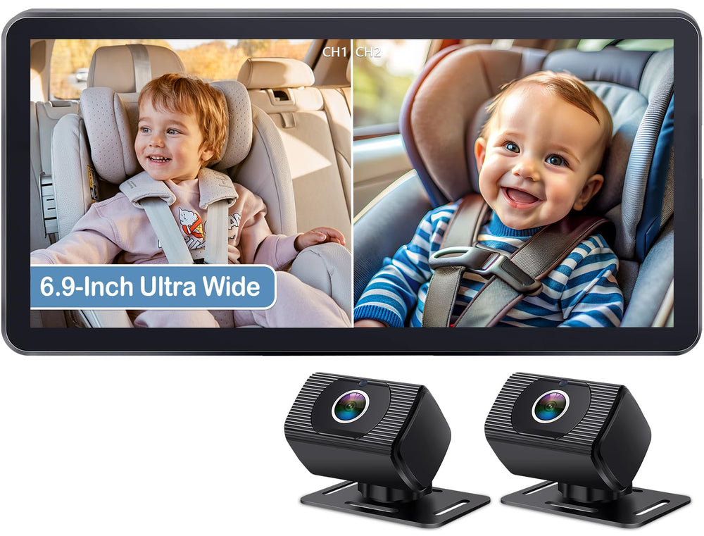 Yakry 2-kids car camera front view for safe monitoring on the go
