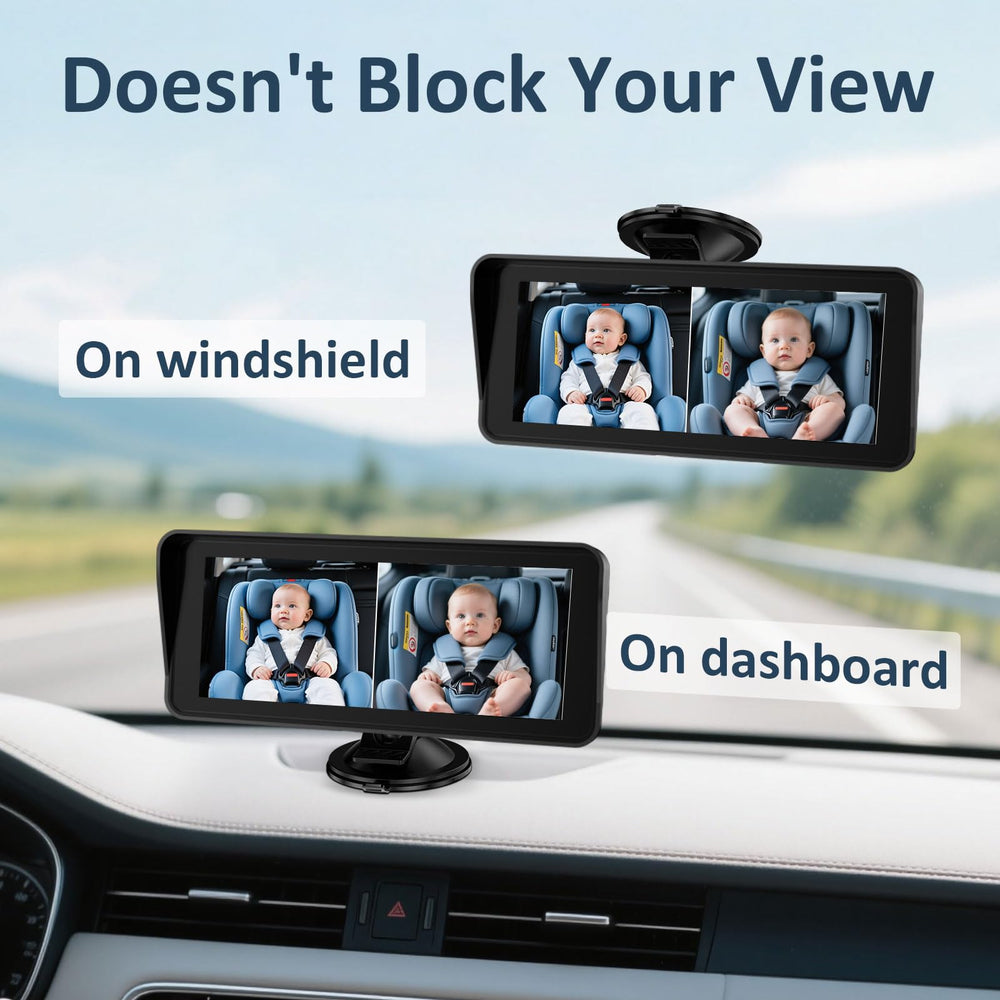 Yakry 360-degree rotation with 150-degree wide view for flexible positioning