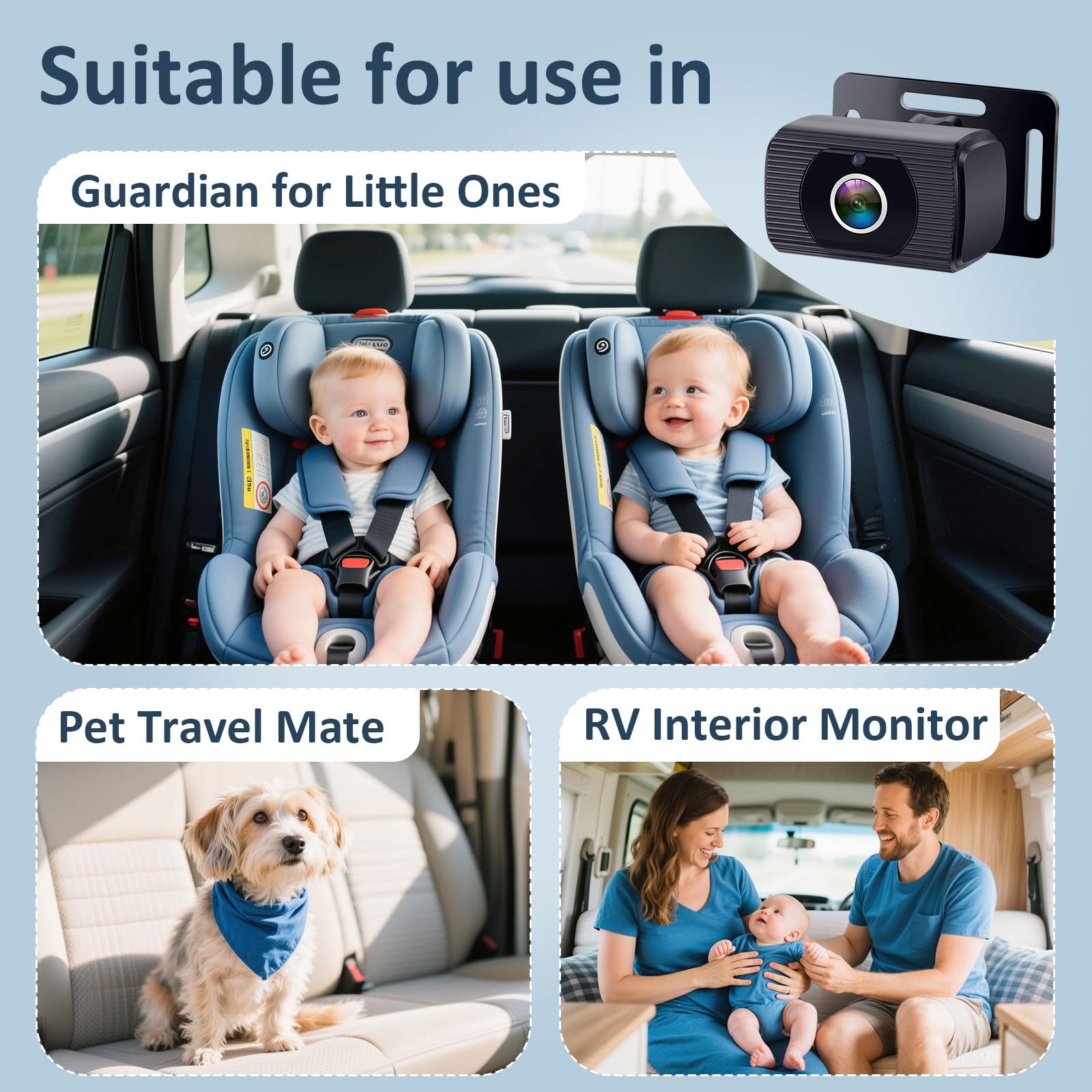 Yakry reinforced windshield mount for durable, long-lasting placement