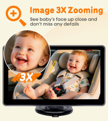 Yakry Baby Car Camera with tool-free, quick installation