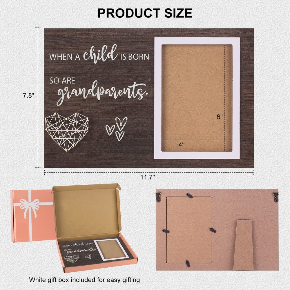Yakucho gift-ready frame is ideal for godparent announcements.
