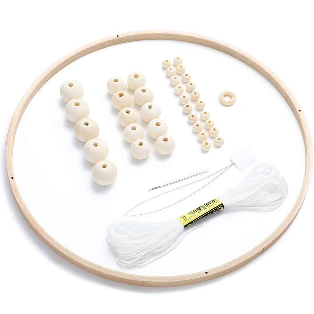 Yalikop baby mobile DIY kit with wooden frame for crib installation