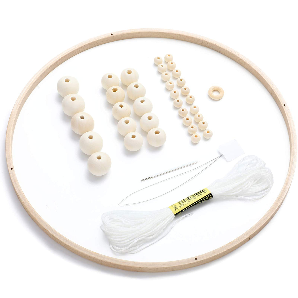 Yalikop baby mobile DIY kit with wooden frame for crib installation