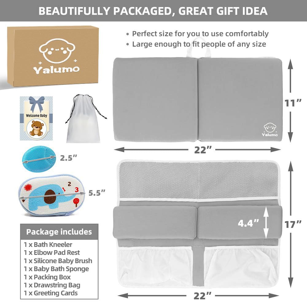 Yalumo gift-ready bath set with extras for new parents