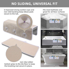 Yalumo premium neoprene padding dries quickly after bath sessions