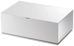 YamazakI Veil White tissue case compact design fits small spaces.