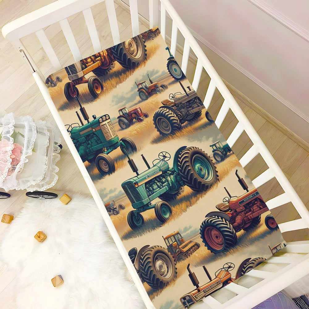 Yanendie folded crib sheet, easy storage and care