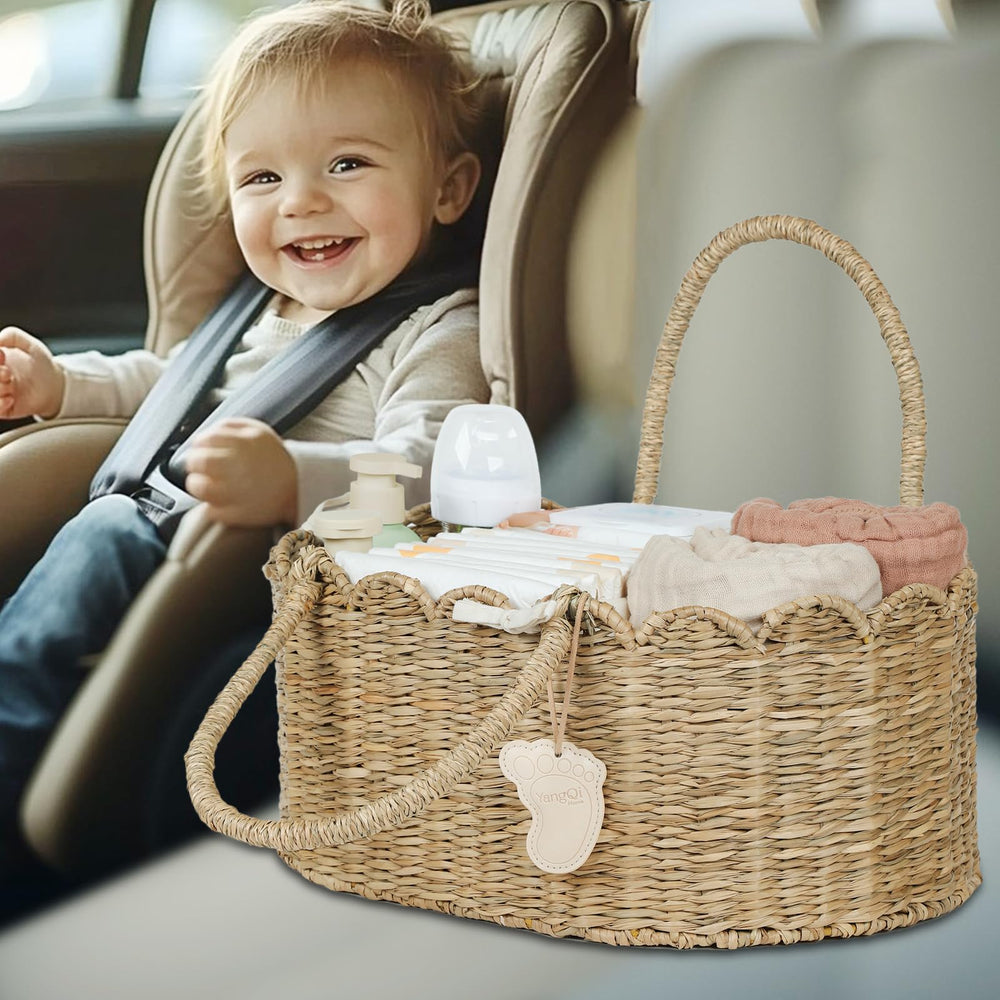Durable storage solution for car trips and travel with baby essentials
