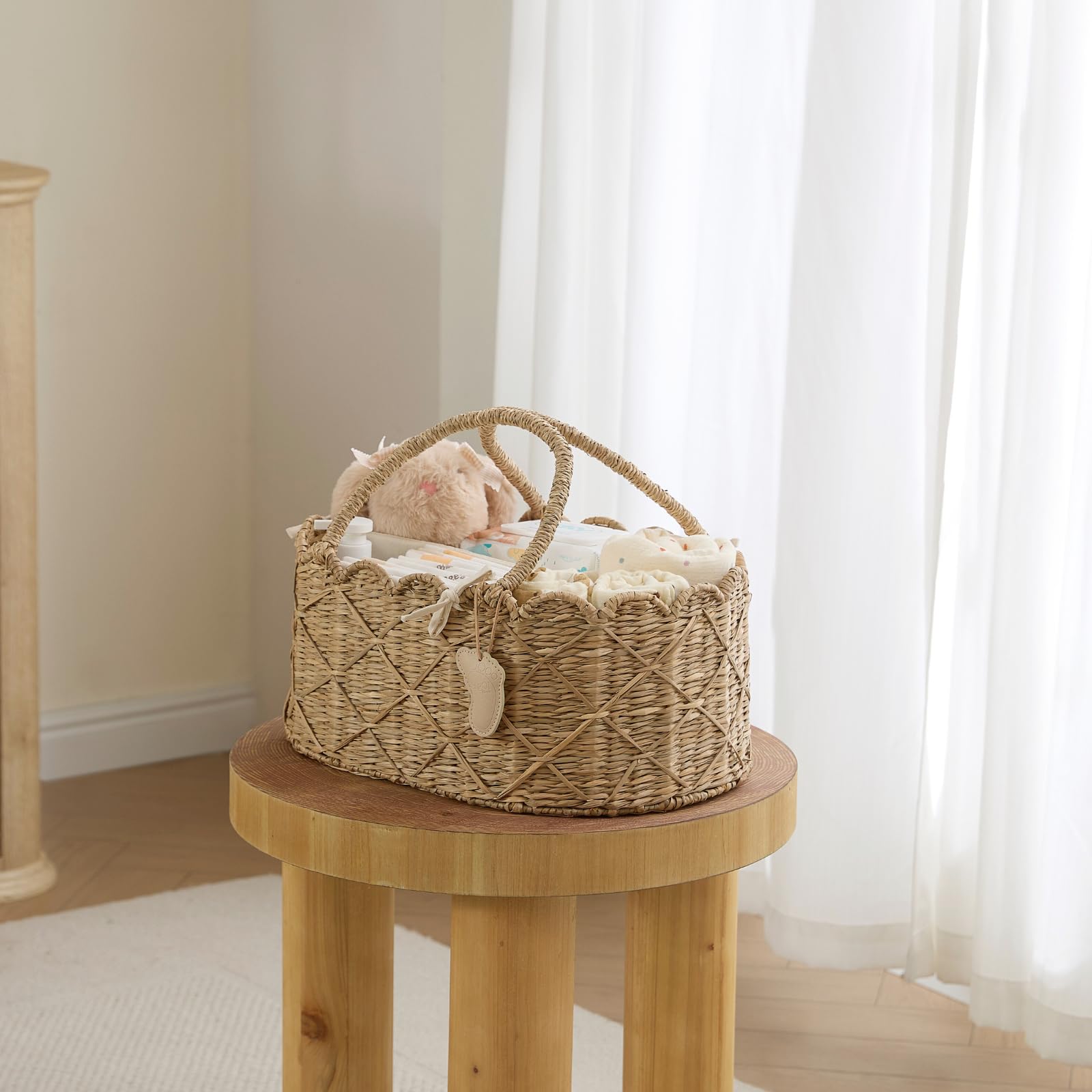 YANGQIHOME Diaper Caddy multipurpose storage for toys or bath items.