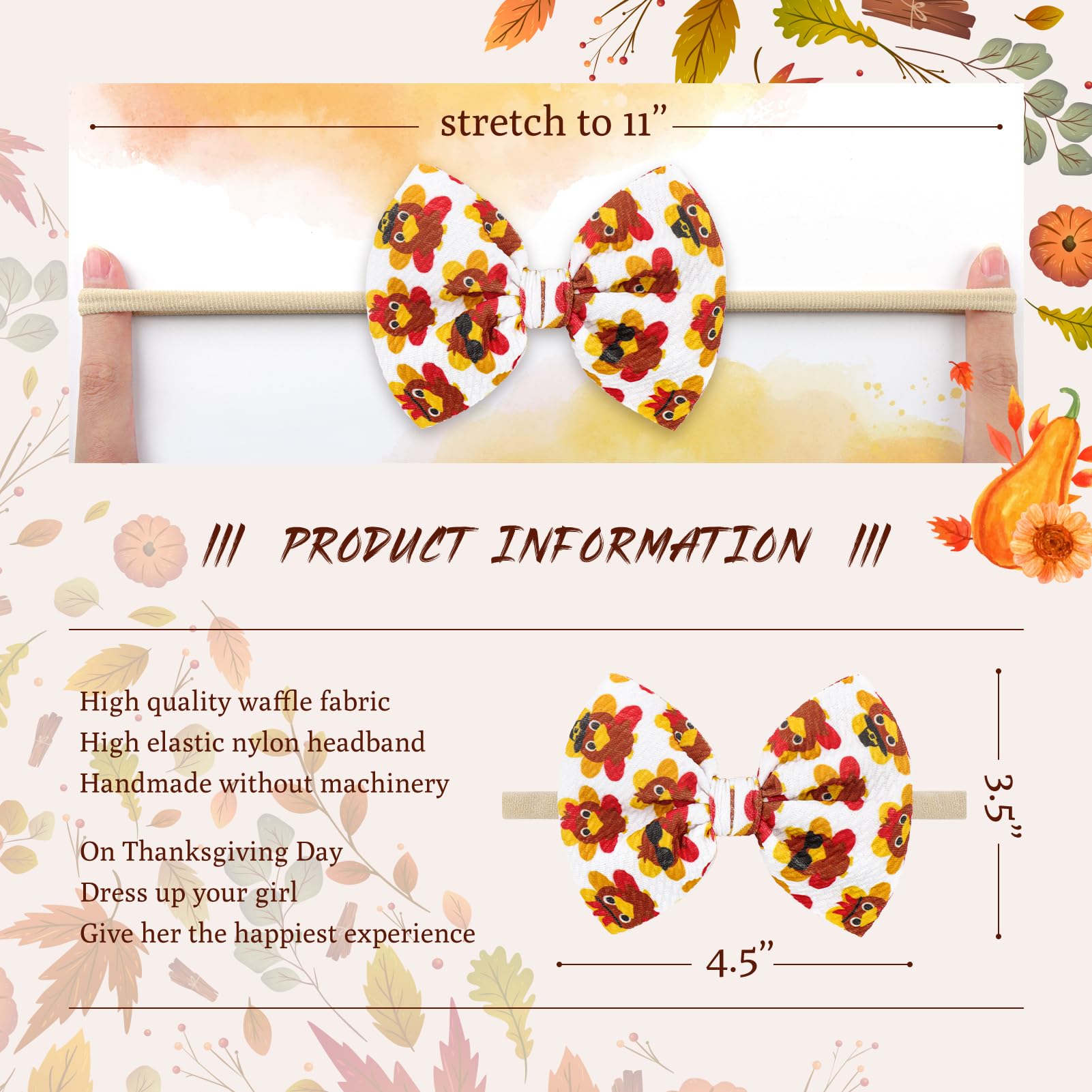 YanJie sunflower print bow adds playful detail to daily wear.