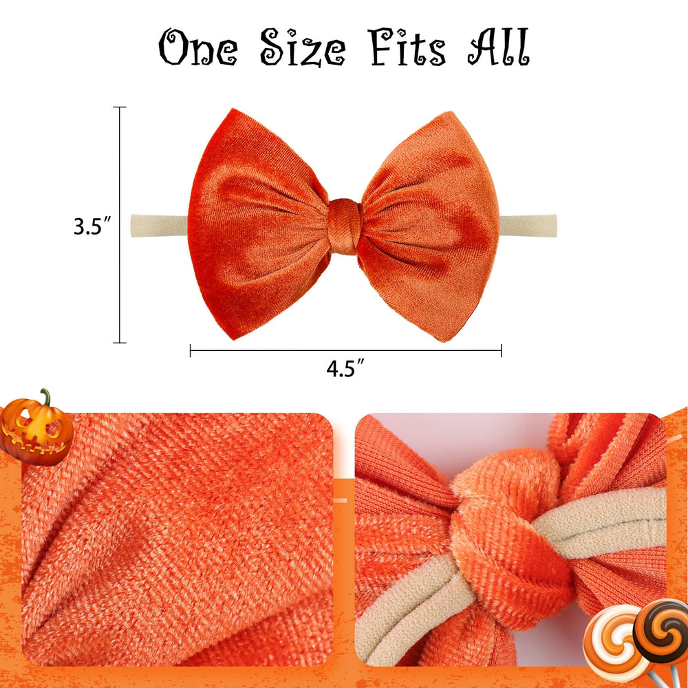 YanJie toddler headband, keeps bows visible during playtime.