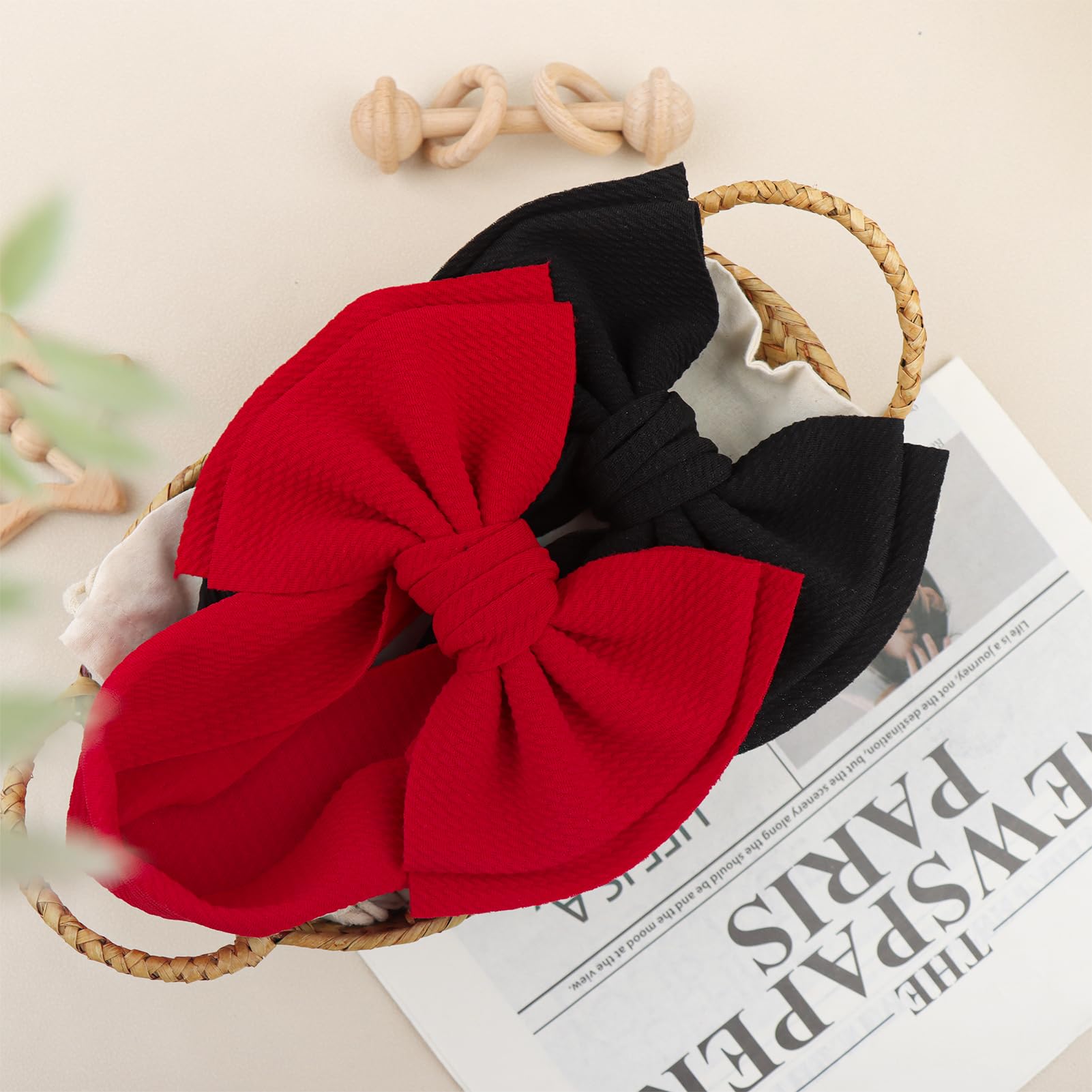 YanJie black bow close-up highlighting durable two-layer design