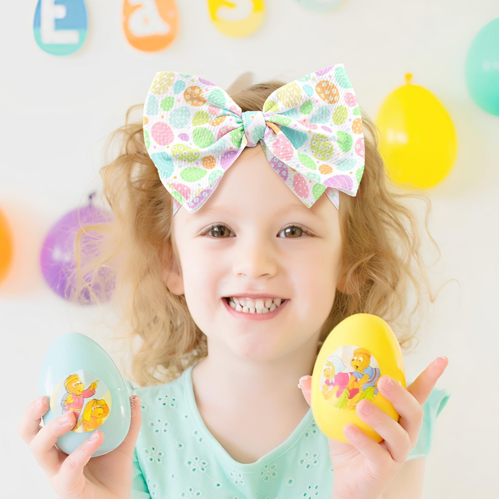 YanJie Easter headband with carrot print adds playful charm to outfits