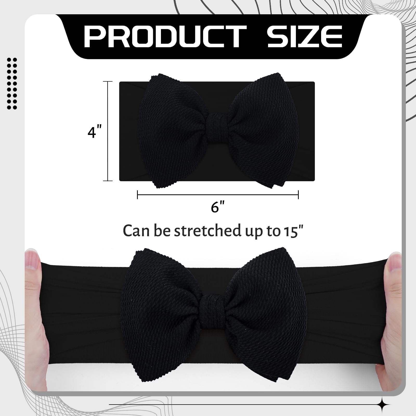 YanJie gift-ready baby headbands, perfect for showers and birthdays