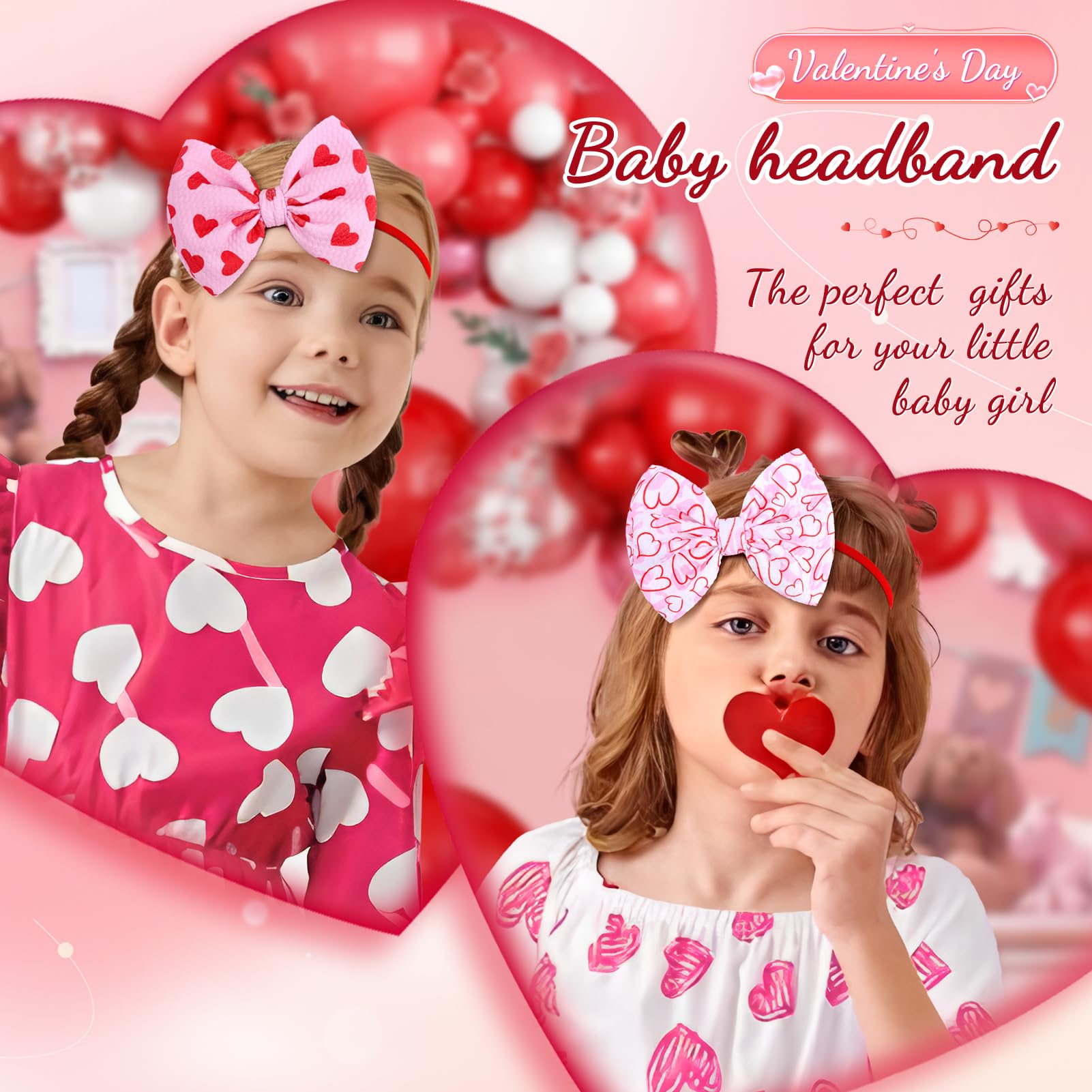 YanJie gift-ready bows for baby girls, a thoughtful accessory.