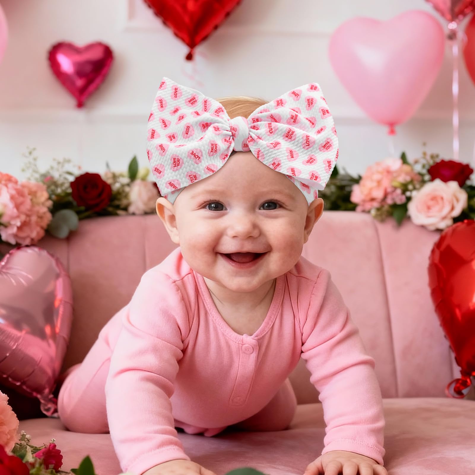 Yanjie handmade 7inch bow using waffle fabric for lasting shine and durability.
